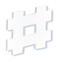 Hashtag 12cm