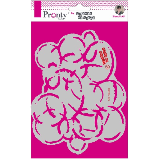 Pronty Crafts - Grunge Circle A5 Stencil