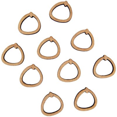 Pronty Crafts - MDF Letter o - 2.8cm (10pk)
