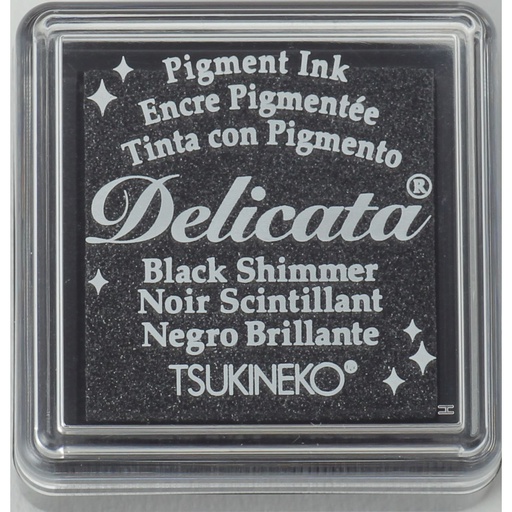 Delicata Ink Pad - Black Shimmer 
