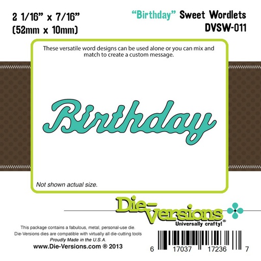 Sweet Wordlets - Birthday