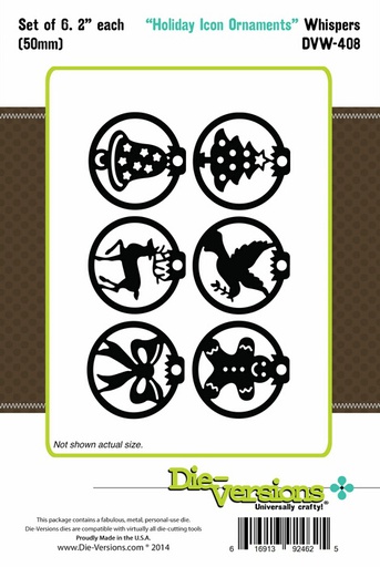 Whispers - Holiday Icon Ornaments