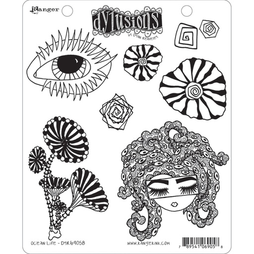 Dylusions Ocean Life stamp set