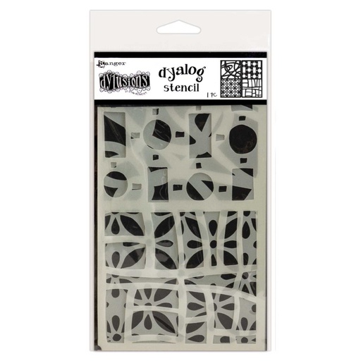 Dylusions Dyalog Doodle It Too Stencil 