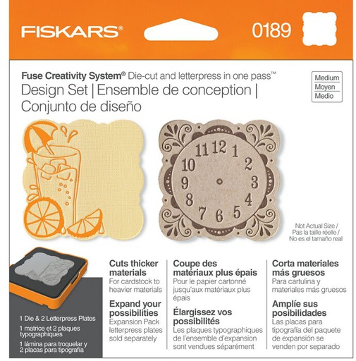 Fiskars - Thick Material - Curvy Square die