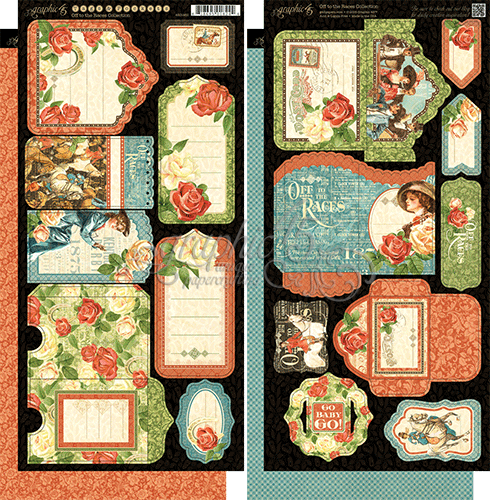 Off to the Races Tags Pockets