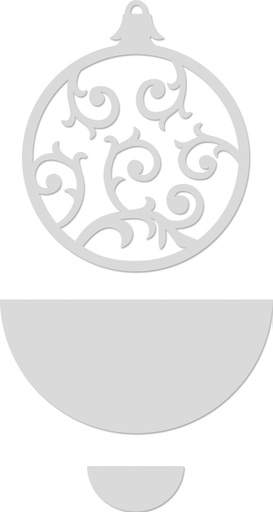 Decorative Die CC Bauble
