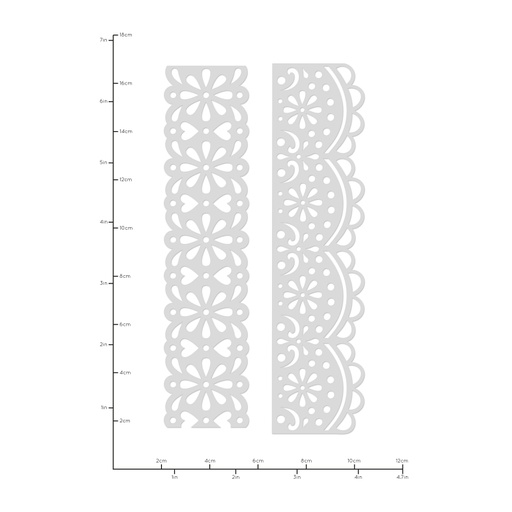 Decorative Die Lace Borders