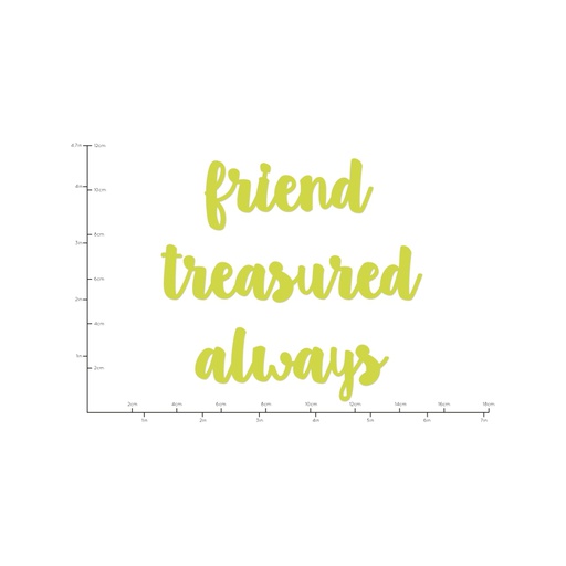 Decorative Die Treasured