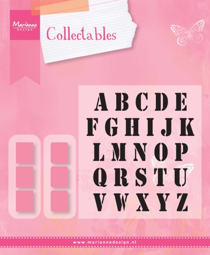 Marianne Designs - Stempel Alphabet die set