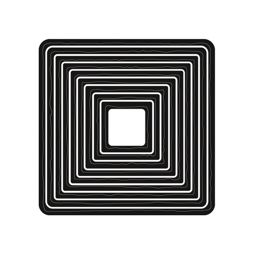 Marianne Designs - Basic Distressed Square die set