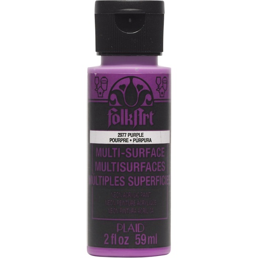 Neon Glow Purple  Folkart Multi-Surface 2oz