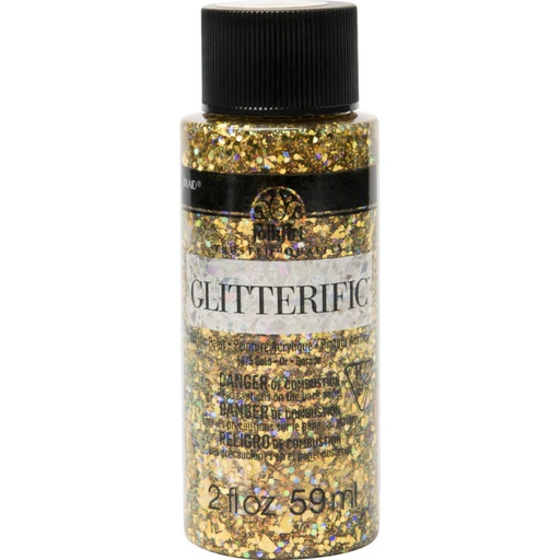 FolkArt Glitterific Gold 2oz
