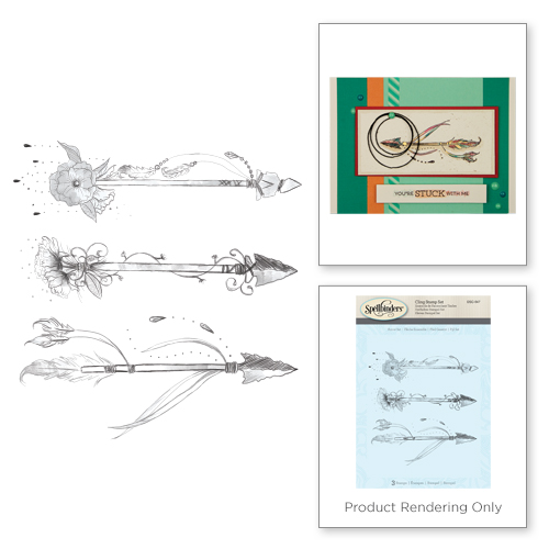 Spellbinders Arrow Set Rubber Stamps