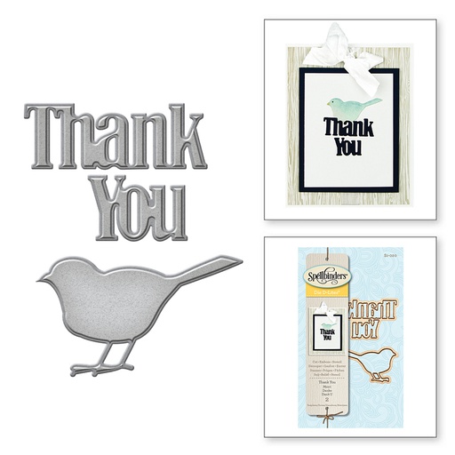 Spellbinders Die D-Lites - Thank You