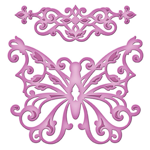 Spellbinders Die D-Lites - Outrageous Butterfly