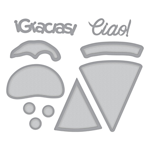 Spellbinders Die D-Lites - Party Food 