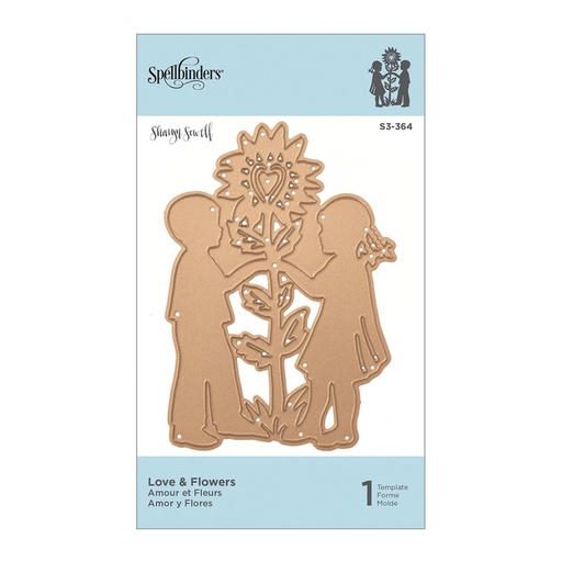Spellbinders Die D-Lites - Love & Flowers