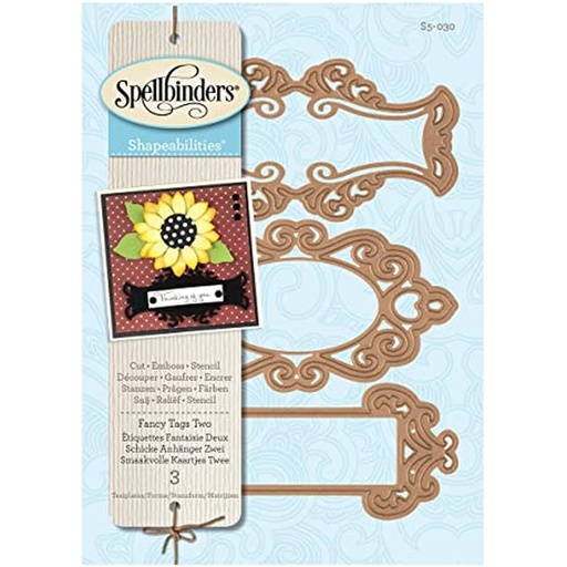 Spellbinders Shapeabilities - Fancy Tags Two