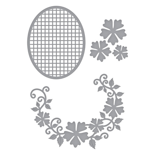Spellbinders Shapeabilities - Floral Oval
