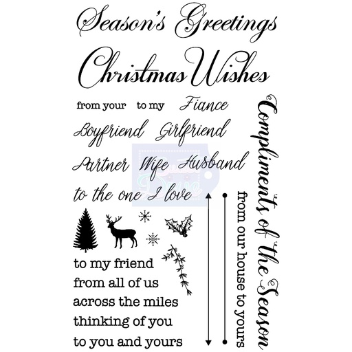 Sweet Dixie Christmas Sentiments Set 2 by Sharon Callis