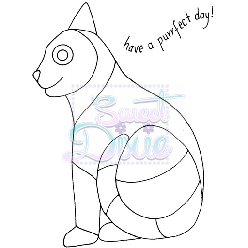 Sweet Dixie Zendoodle Cat by Lindsay Mason