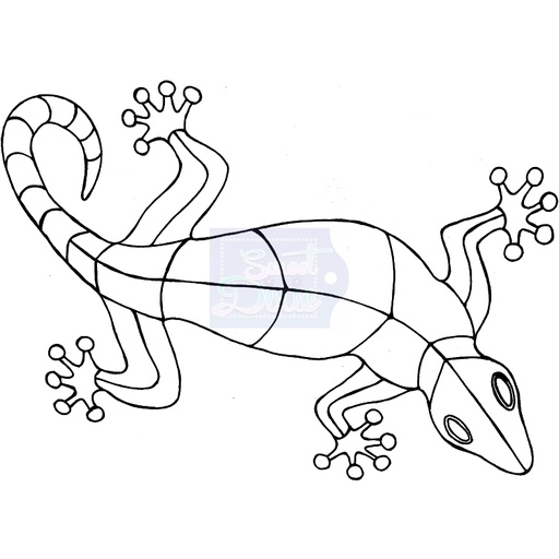 Sweet Dixie Zendoodle Gecko by Lindsay Mason