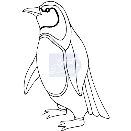 Sweet Dixie Zendoodle Penguin by Lindsay Mason
