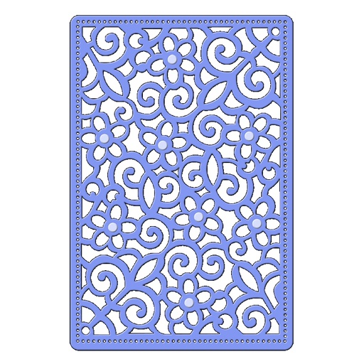 Sweet Dixie Daisy Pattern Background die set