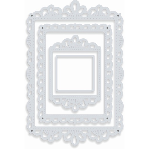 Sweet Dixie Looped Swirl Frame Nesting die set
