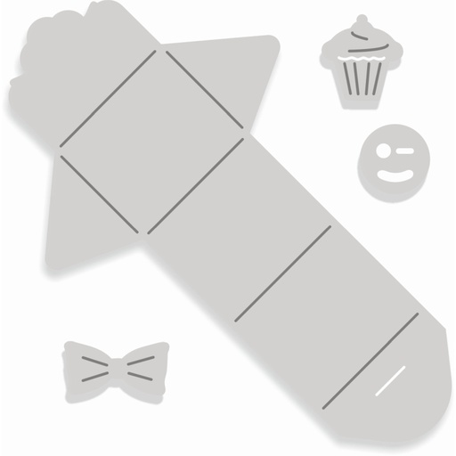 Sweet Dixie Party Time Mini Notes die set