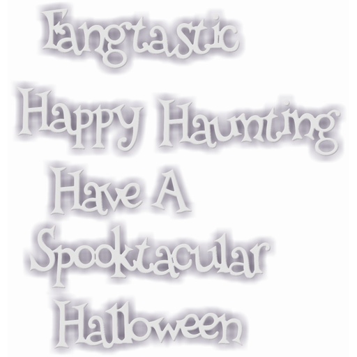 Sweet Dixie Happy Haunting Sentiments die set