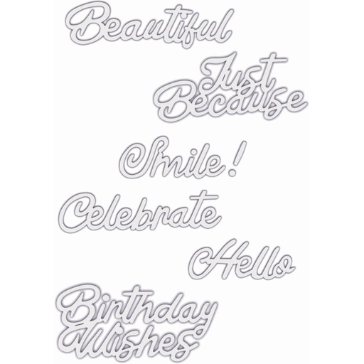 Sweet Dixie Sentiments die set