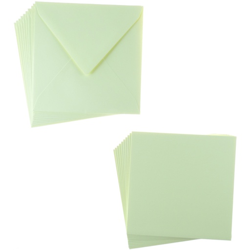 Sweet Dixie Yellow Square Card & Emvelopes (10)