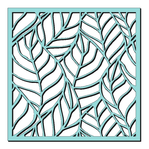 Sweet Dixie Skeleton Leaves Petal Burst stencil