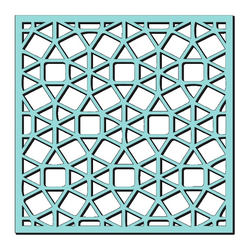 Sweet Dixie Circular Mosaic stencil