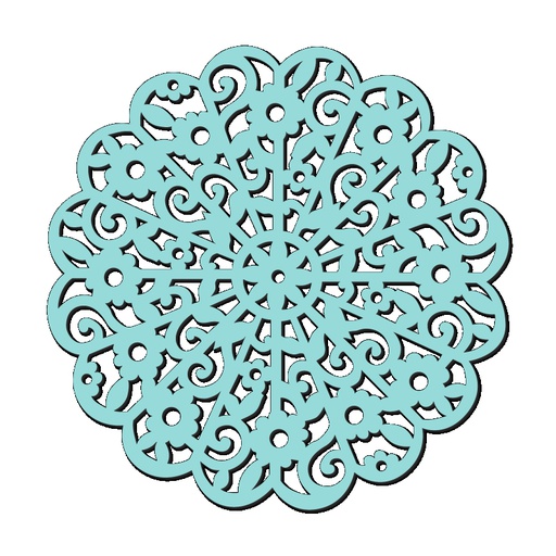 Sweet Dixie Flower Burst Stencil