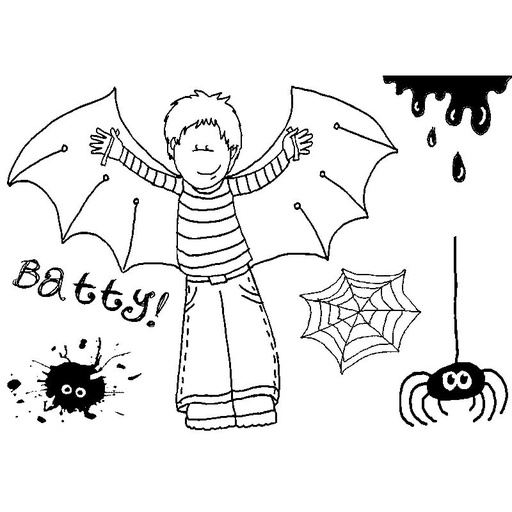 Personal Impressions Batty! stamp set