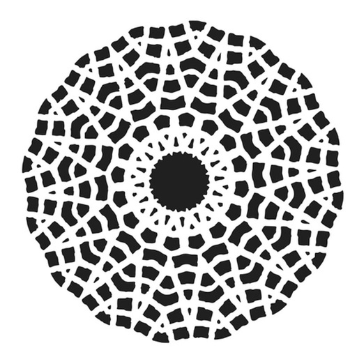 12x12 Stencil Faceted Star