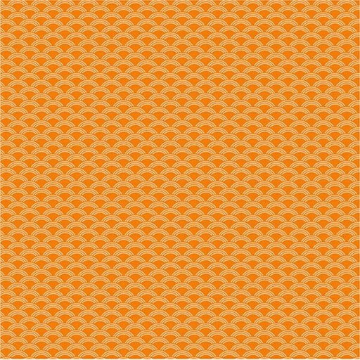 Washi Adhesive Sheet - Orange Sold in Singles